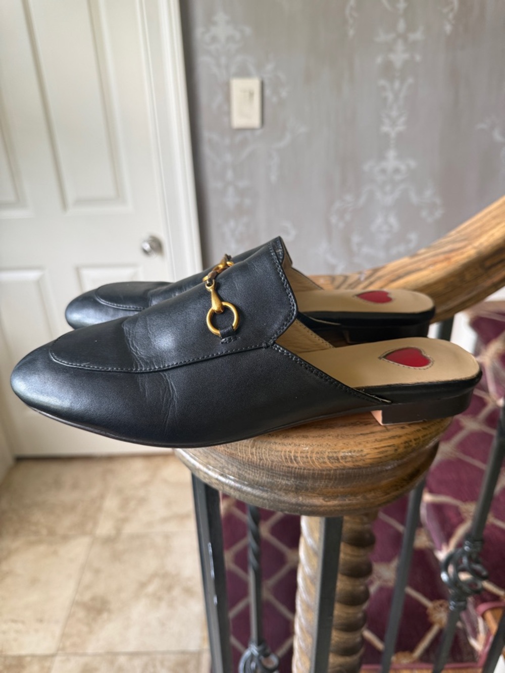 ARQA ladies, black leather mules, very good condition US size 8 - Picture 4 of 12